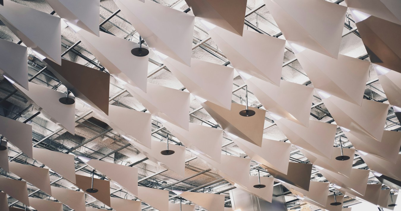Suspended acoustic ceiling panels Suspended acoustic ceiling panels