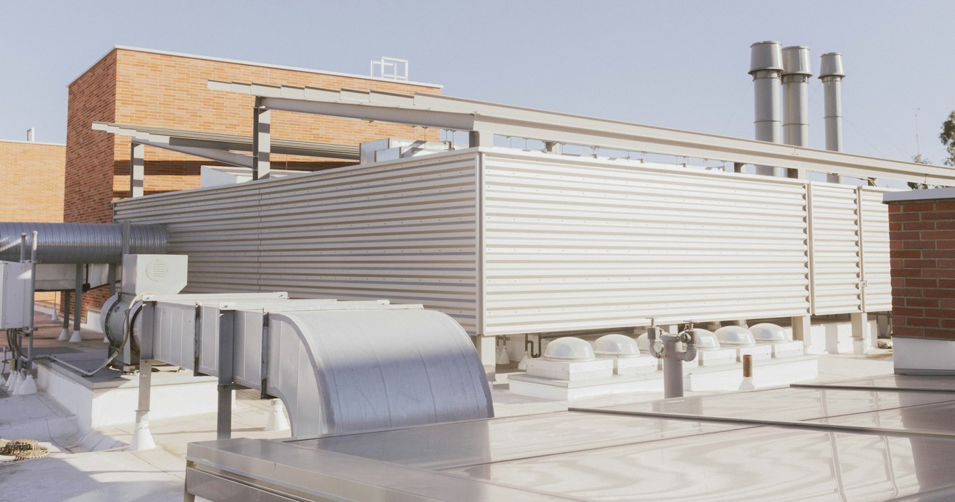 Rooftop plant and ductwork Rooftop plant and ductwork